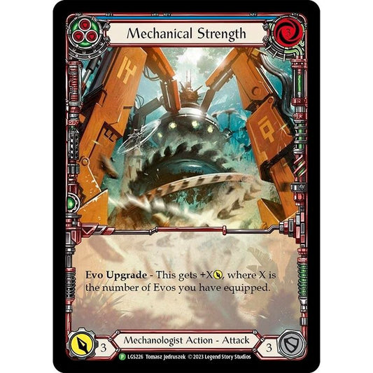 Image for Mechanical Strength (Blue) - LGS226 (LGS226) (PR) - Flesh and Blood TCG