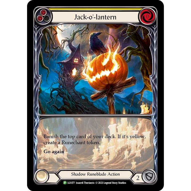 Image for Jack-o'-lantern (Yellow) - LGS177 (LGS177) (PR) - Flesh and Blood TCG