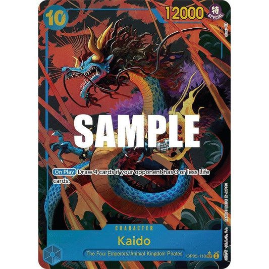 Image for Kaido (118) (Alternate Art) (OP05-118) (OP05) - One Piece Card Game