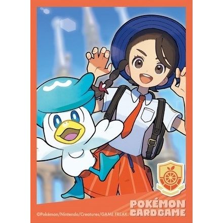 Image for Pokemon TCG: Pokemon Center Japan Exclusive Card Sleeves - Pokemon Trainers Aoi & Quaxly (64-Pack) - Card Sleeves