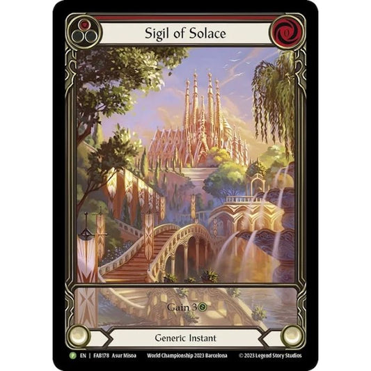 Image for Sigil of Solace (FAB178) (FAB178) (PR) - Flesh and Blood TCG