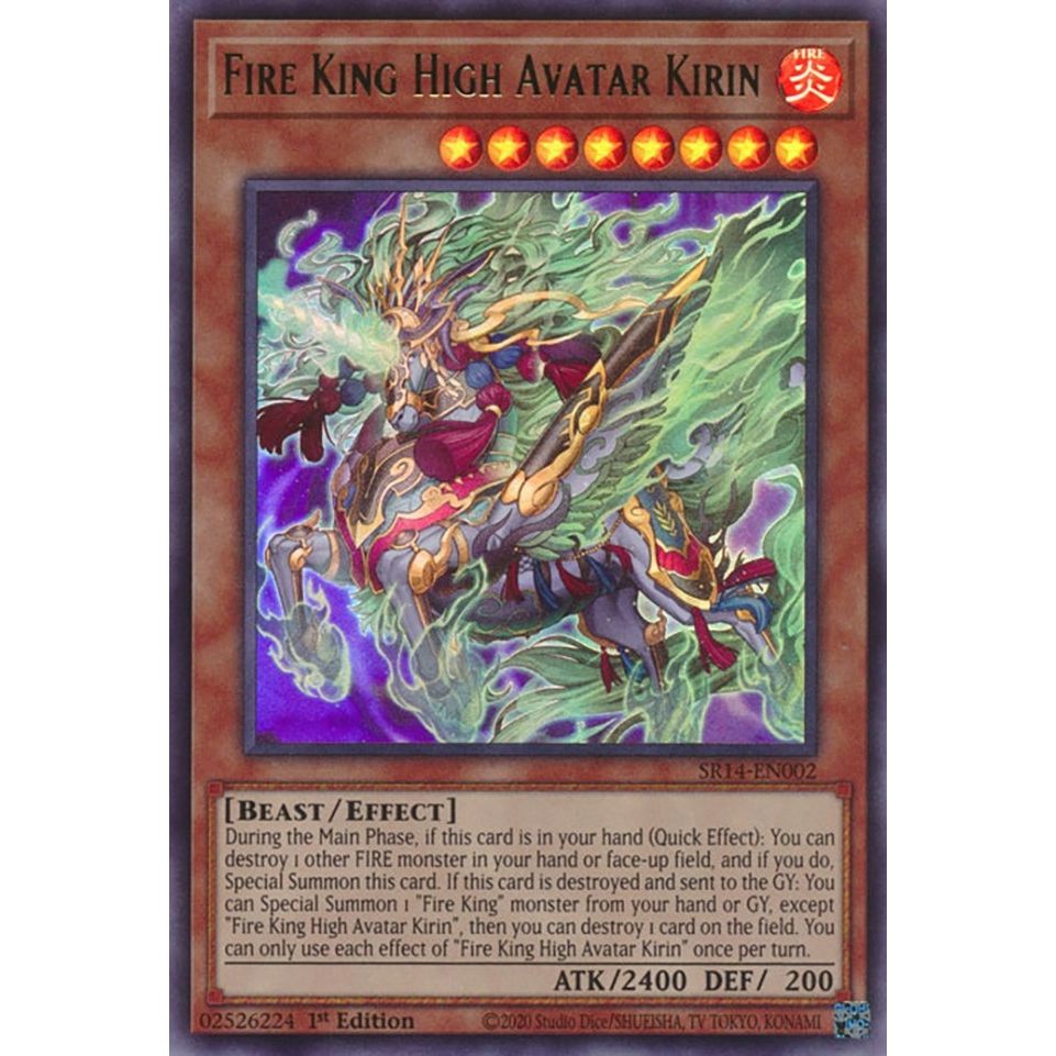 Image for Fire King High Avatar Kirin (SR14-EN002) (SR14) - YuGiOh