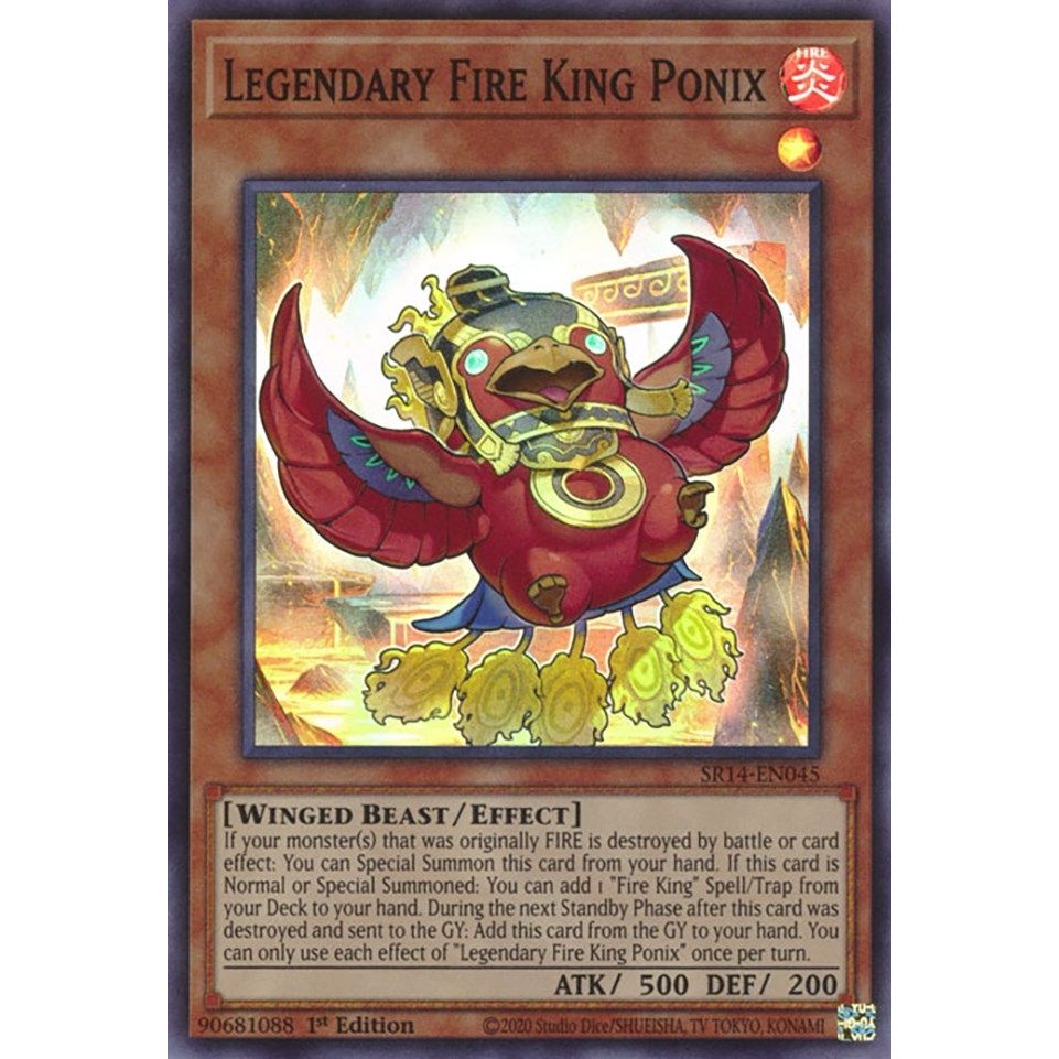 Image for Legendary Fire King Ponix (SR14-EN045) (SR14) - YuGiOh