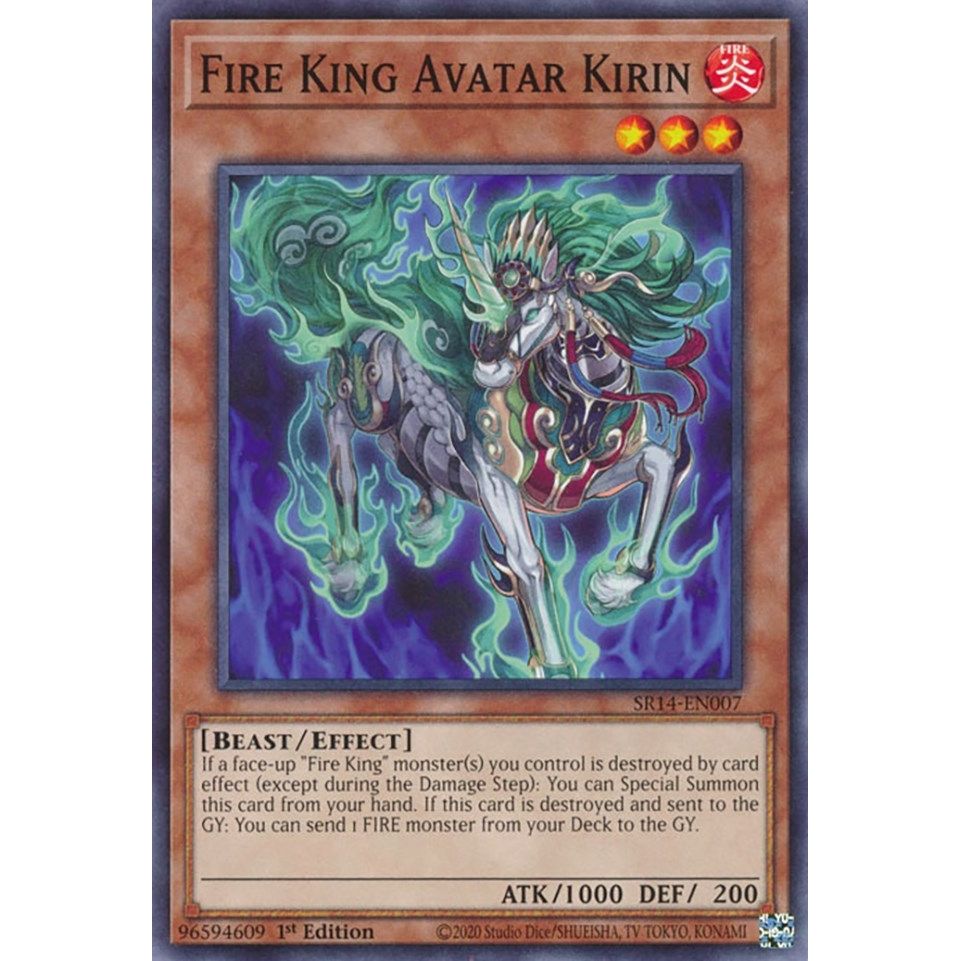 Image for Fire King Avatar Kirin (SR14-EN007) (SR14) - YuGiOh