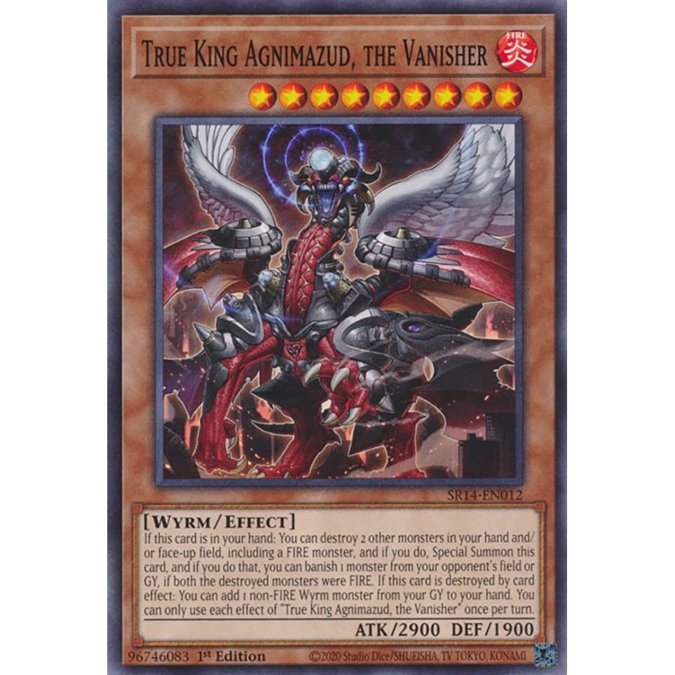 Image for True King Agnimazud, the Vanisher (SR14-EN012) (SR14) - YuGiOh