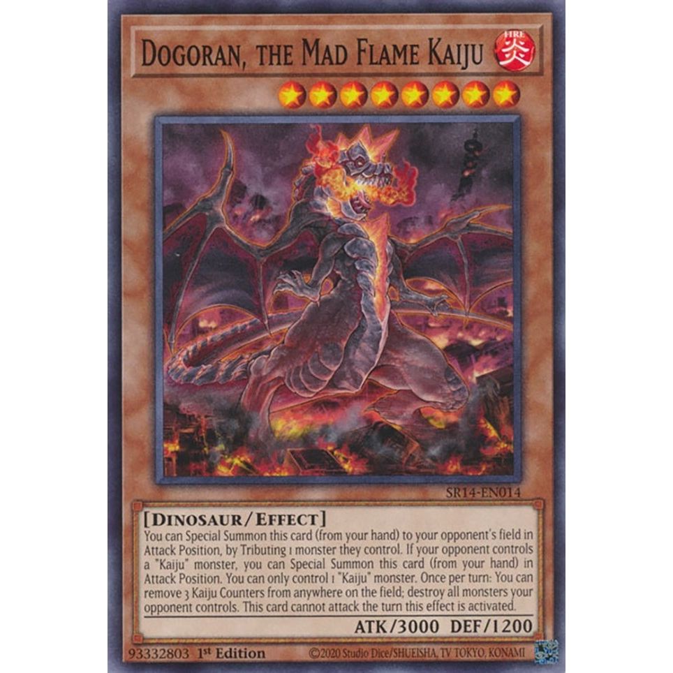Image for Dogoran, the Mad Flame Kaiju (SR14-EN014) (SR14) - YuGiOh