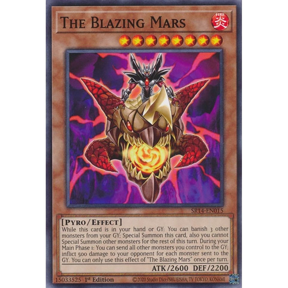 Image for The Blazing Mars (SR14-EN015) (SR14) - YuGiOh