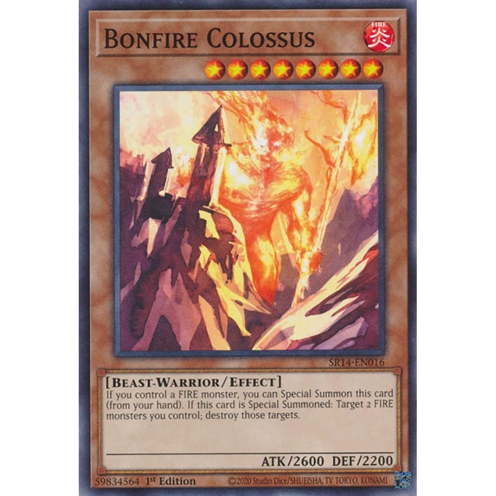 Image for Bonfire Colossus (SR14-EN016) (SR14) - YuGiOh