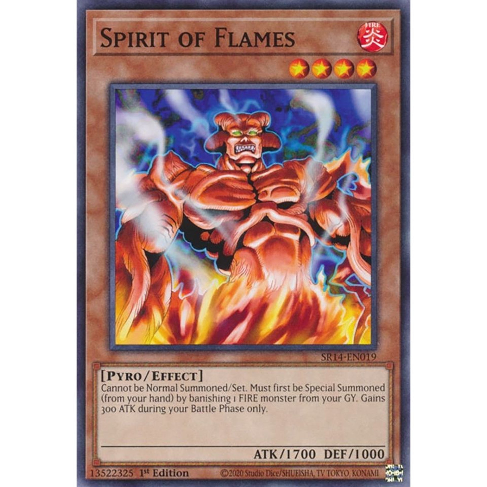Image for Spirit of Flames (SR14-EN019) (SR14) - YuGiOh