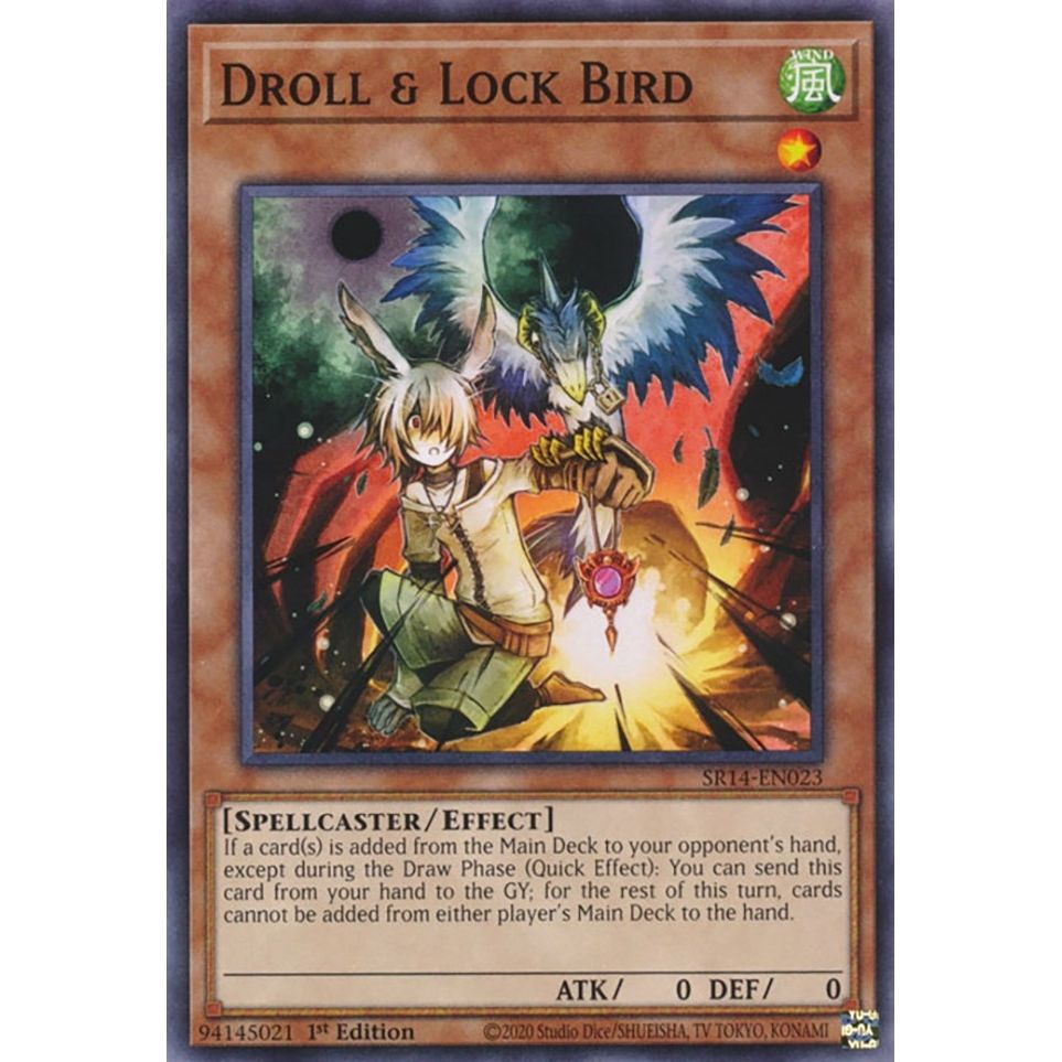 Image for Droll & Lock Bird (SR14-EN023) (SR14) - YuGiOh