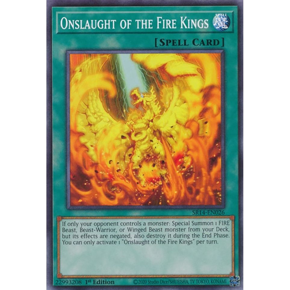Image for Onslaught of the Fire Kings (SR14-EN026) (SR14) - YuGiOh