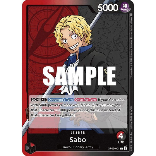 Image for Sabo (001) (OP05-001) (OP05) - One Piece Card Game