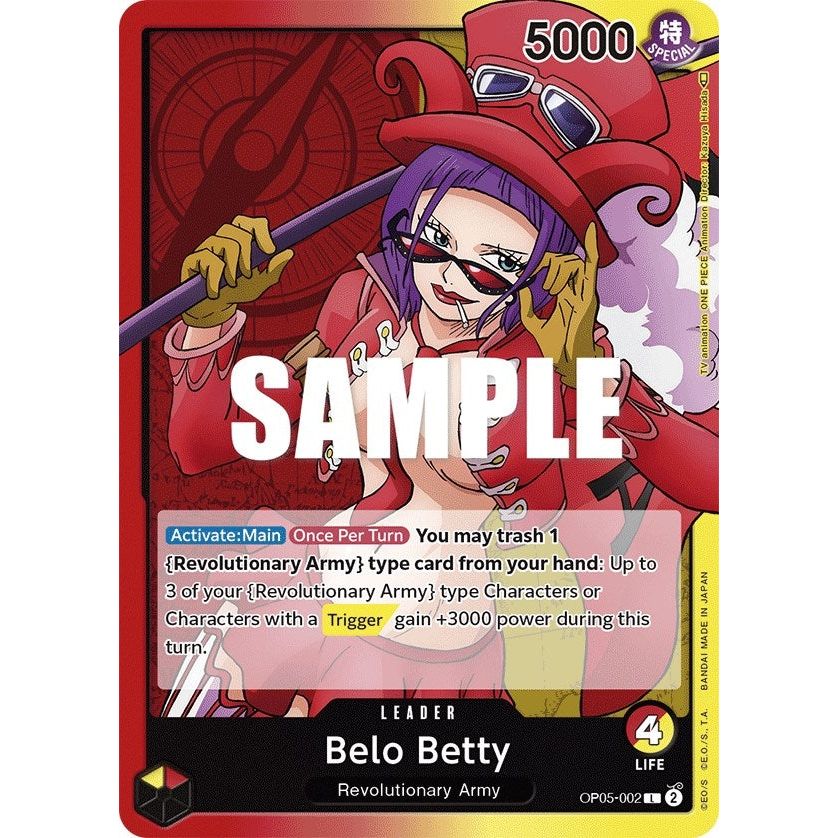 Image for Belo Betty (002) (OP05-002) (OP05) - One Piece Card Game