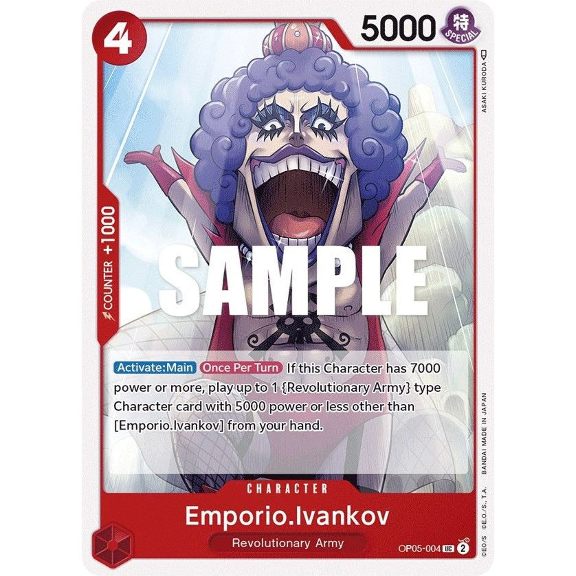 Image for Emporio.Ivankov (OP05-004) (OP05) - One Piece Card Game