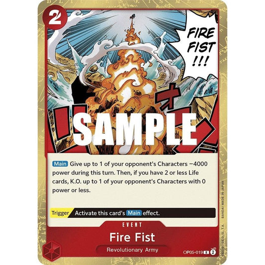 Image for Fire Fist (OP05-019) (OP05) - One Piece Card Game