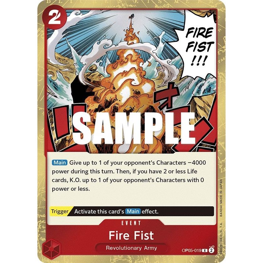 Image for Fire Fist (OP05-019) (OP05) - One Piece Card Game