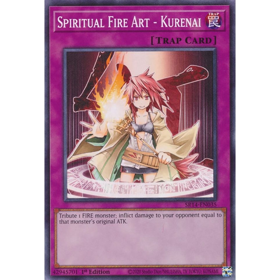 Image for Spiritual Fire Art - Kurenai (SR14-EN035) (SR14) - YuGiOh