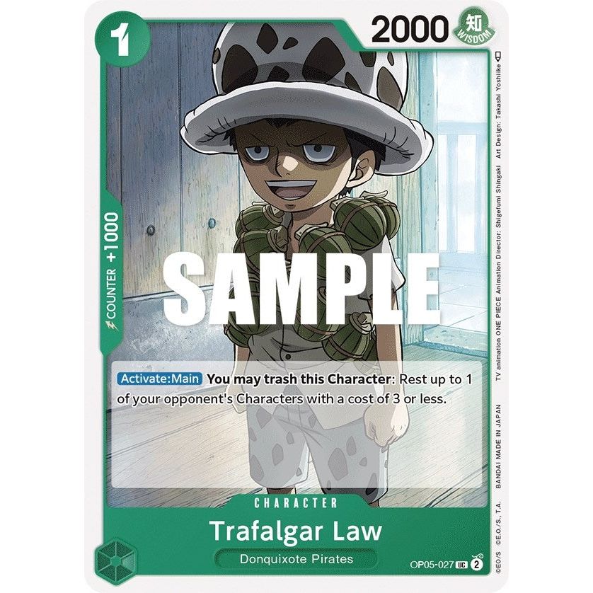 Image for Trafalgar Law (027) (OP05-027) (OP05) - One Piece Card Game