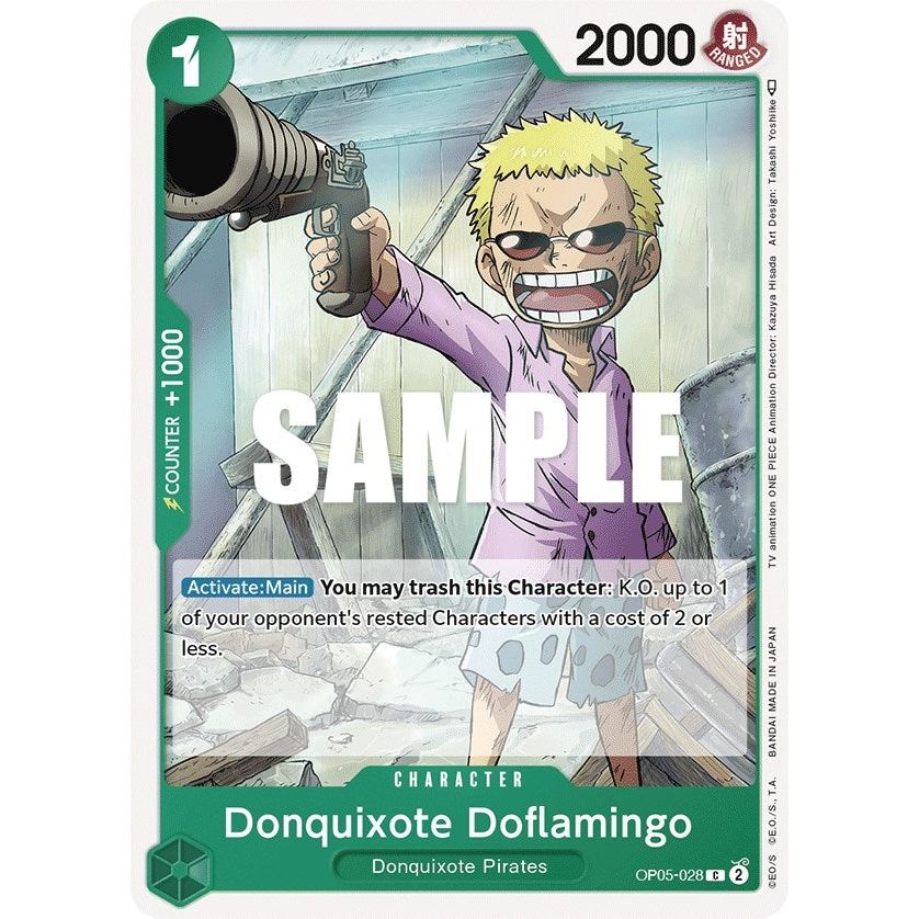 Image for Donquixote Doflamingo (028) (OP05-028) (OP05) - One Piece Card Game