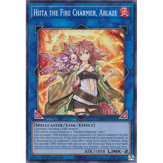 Image for Hiita the Fire Charmer, Ablaze (SR14-EN043) (SR14) - YuGiOh