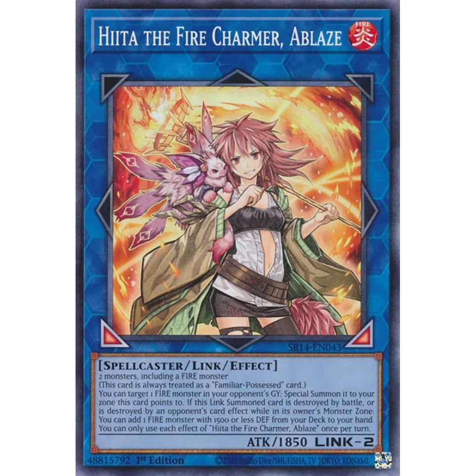 Image for Hiita the Fire Charmer, Ablaze (SR14-EN043) (SR14) - YuGiOh