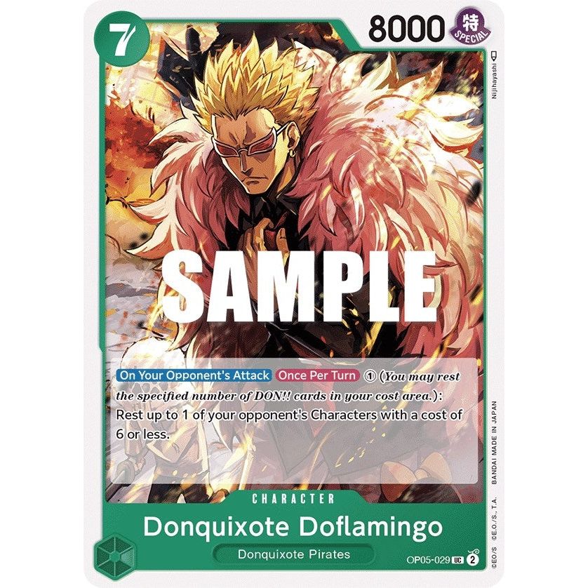 Image for Donquixote Doflamingo (029) (OP05-029) (OP05) - One Piece Card Game