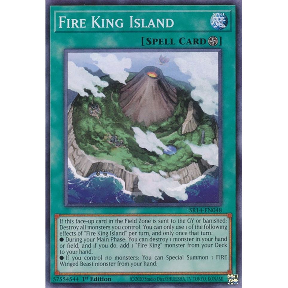 Image for Fire King Island (SR14-EN048) (SR14) - YuGiOh