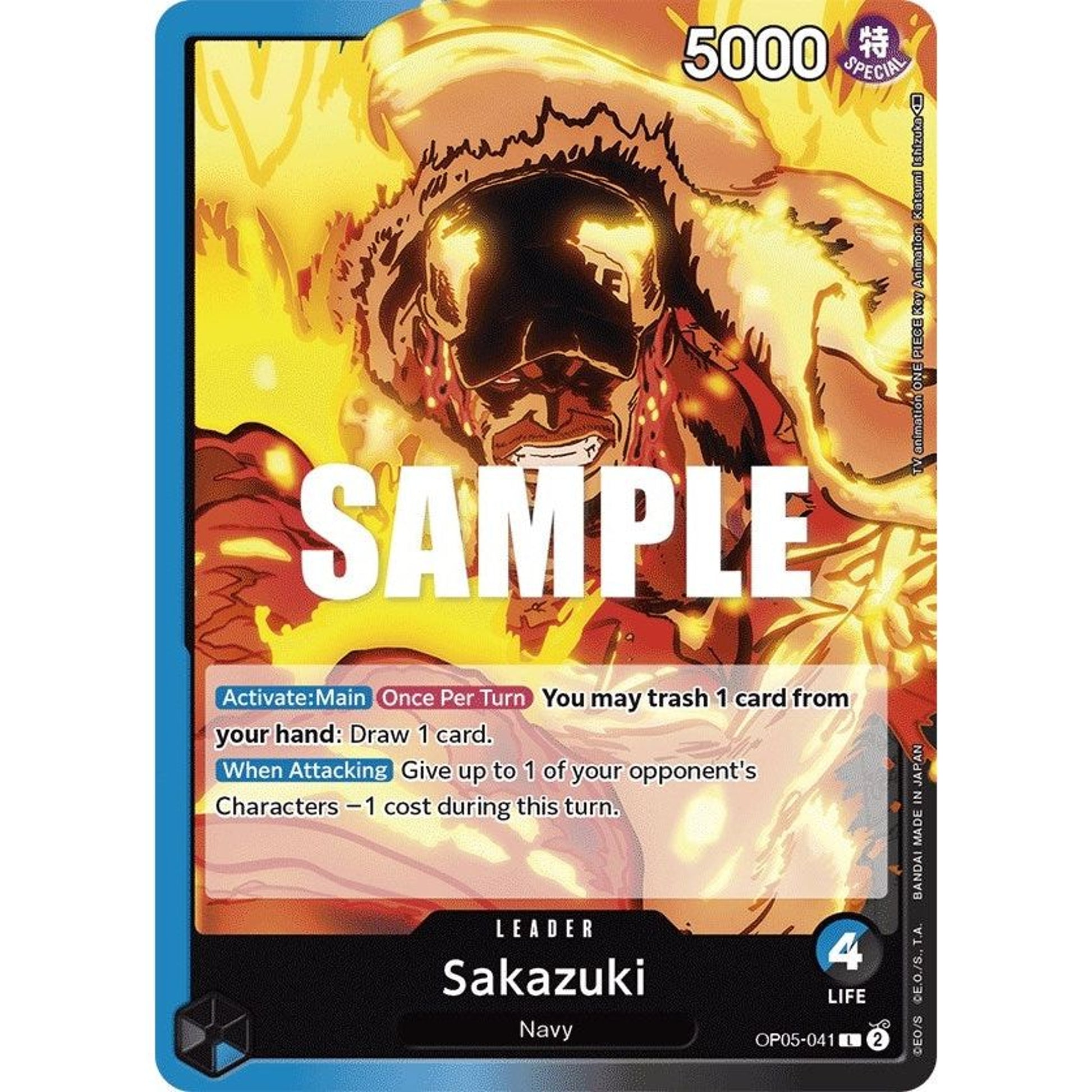 Image for Sakazuki (OP05-041) (OP05) - One Piece Card Game