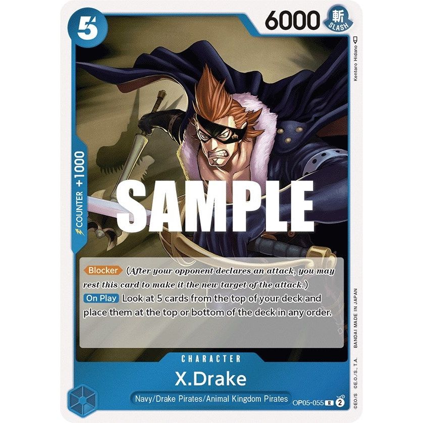 Image for X.Drake (OP05-055) (OP05) - One Piece Card Game