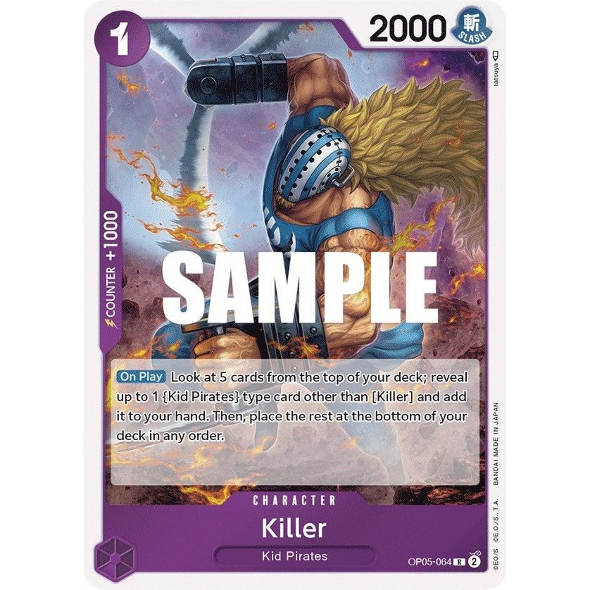 Image for Killer (OP05-064) (OP05) - One Piece Card Game