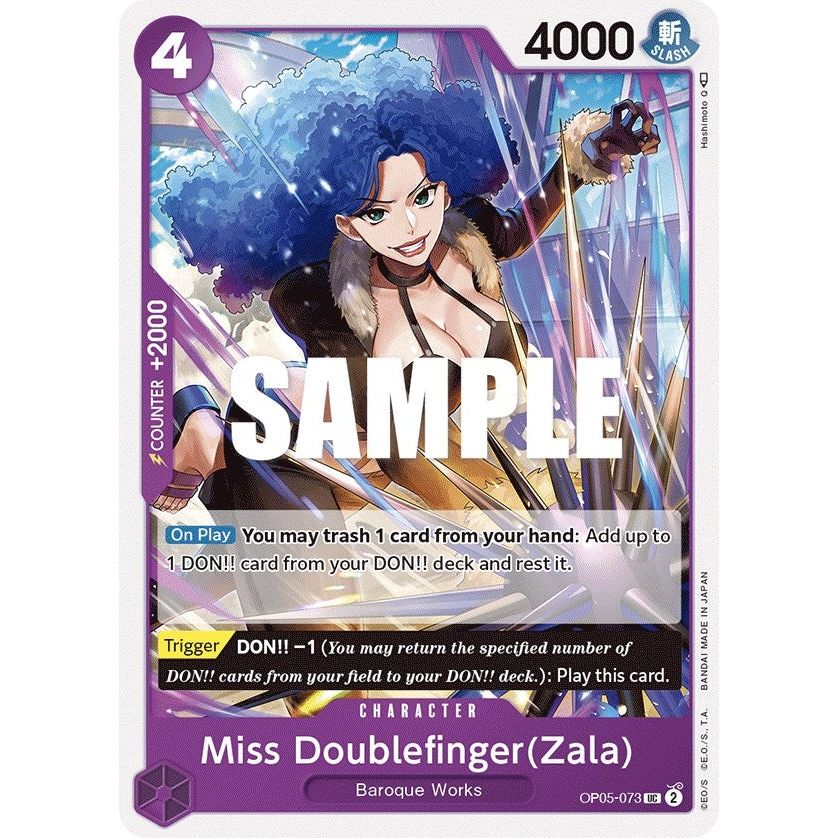 Image for Miss Doublefinger(Zala) (OP05-073) (OP05) - One Piece Card Game