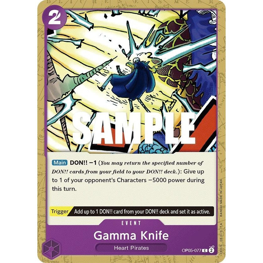 Image for Gamma Knife (OP05-077) (OP05) - One Piece Card Game
