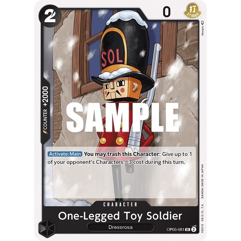 Image for One-Legged Toy Soldier (OP05-081) (OP05) - One Piece Card Game