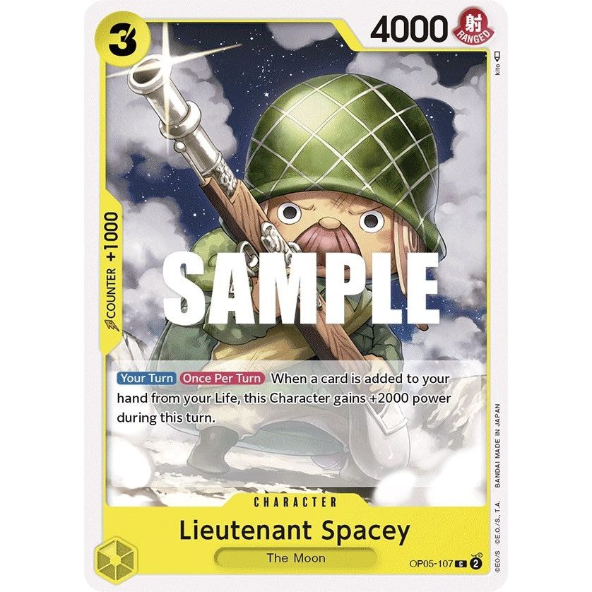 Image for Lieutenant Spacey (OP05-107) (OP05) - One Piece Card Game
