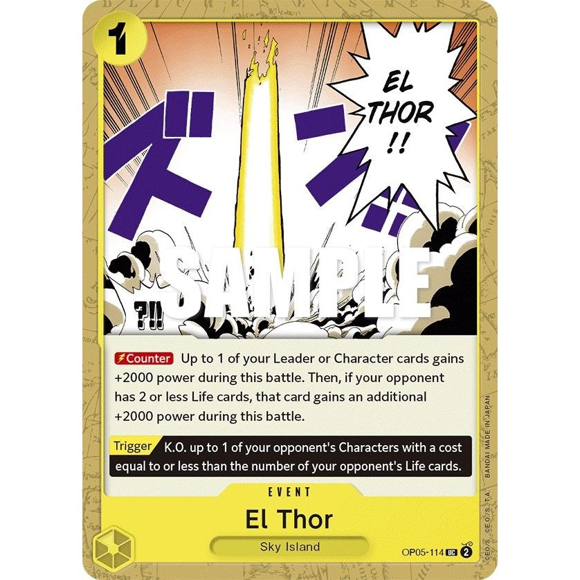 Image for El Thor (OP05-114) (OP05) - One Piece Card Game