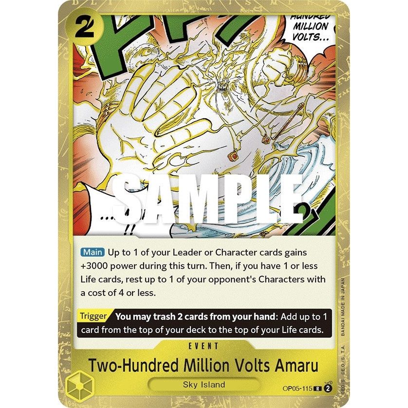 Image for Two-Hundred Million Volts Amaru (OP05-115) (OP05) - One Piece Card Game