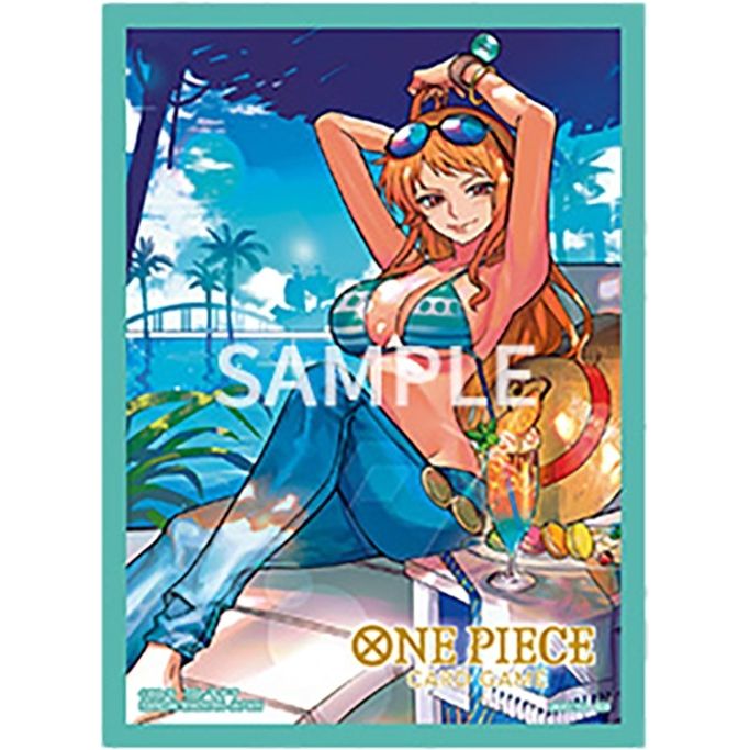 Image for One Piece Card Game Official Sleeves: Assortment 4 - Nami (70-Pack) - Card Sleeves