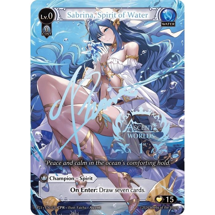Image for Sabrina, Spirit of Water (020) (P) - Grand Archive TCG