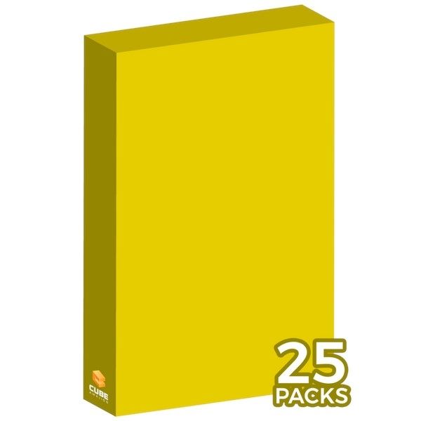 Image for Cubeamajigs Reusable Gaming Packs - Yellow (25-Pack) - Collectible Storage