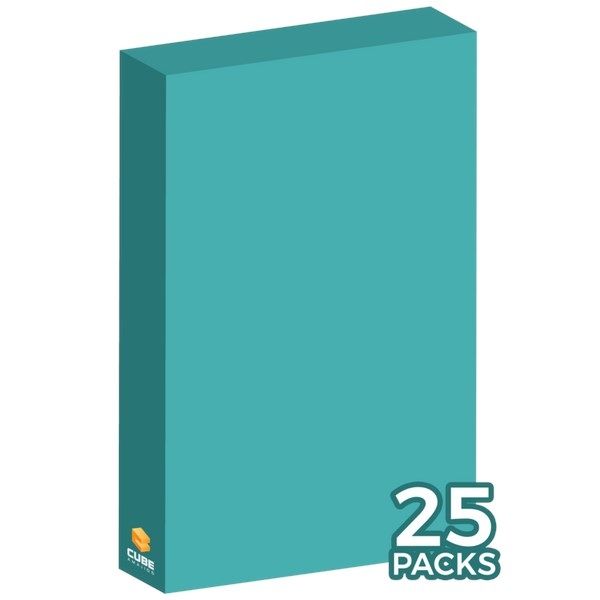 Image for Cubeamajigs Reusable Gaming Packs - Cyan (25-Pack) - Collectible Storage
