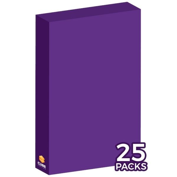 Image for Cubeamajigs Reusable Gaming Packs - Purple (25-Pack) - Collectible Storage