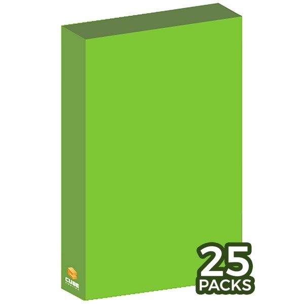 Image for Cubeamajigs Reusable Gaming Packs - Green (25-Pack) - Collectible Storage