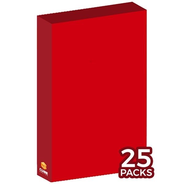 Image for Cubeamajigs Reusable Gaming Packs - Red (25-Pack) - Collectible Storage