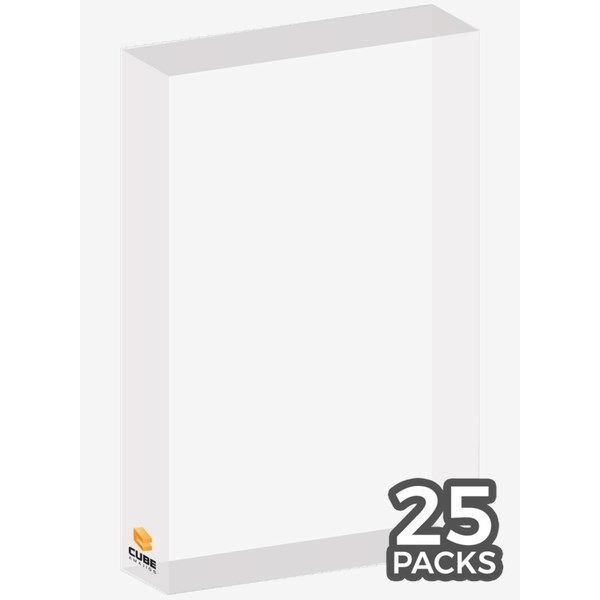 Image for Cubeamajigs Reusable Gaming Packs - Clear (25-Pack) - Collectible Storage