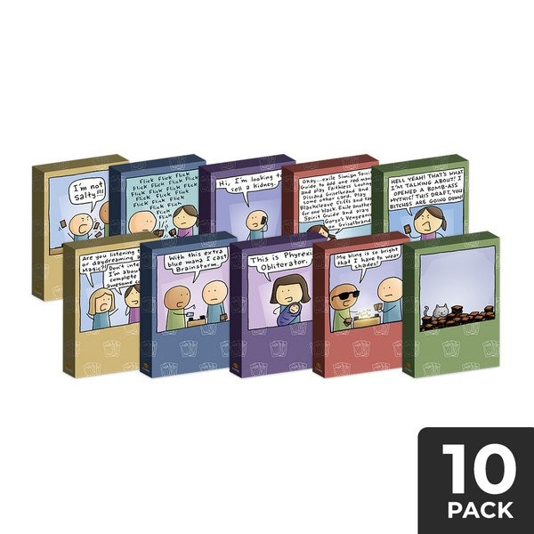 Image for Cubeamajigs Reusable Gaming Packs - Cardboard Crack Set 1 (10-Pack) - Collectible Storage