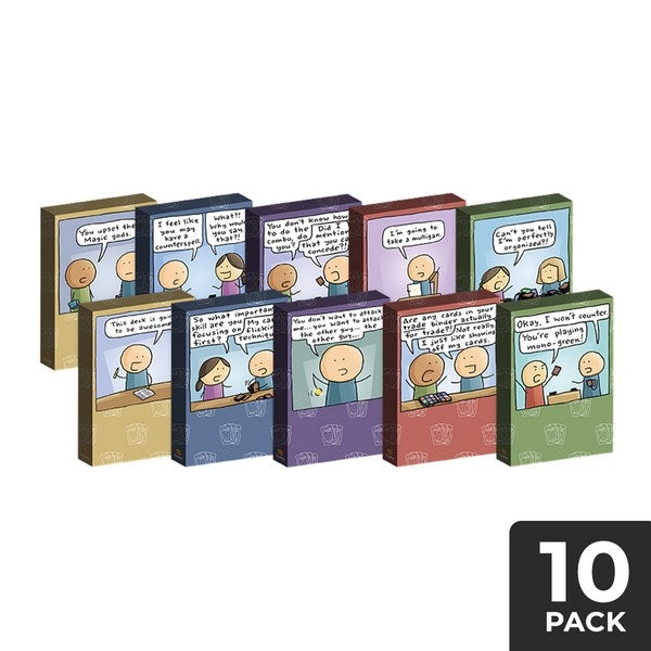 Image for Cubeamajigs Reusable Gaming Packs - Cardboard Crack Set 2 (10-Pack) - Collectible Storage