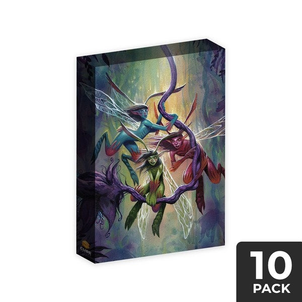 Image for Cubeamajigs Reusable Gaming Packs - Faeries Triple Trouble by Jeff Miracola (10-Pack) - Collectible Storage