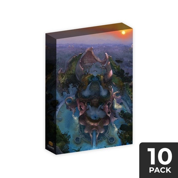 Image for Cubeamajigs Reusable Gaming Packs - Crumbling Metropolis, Azul by Anthony Waters (10-Pack) - Collectible Storage
