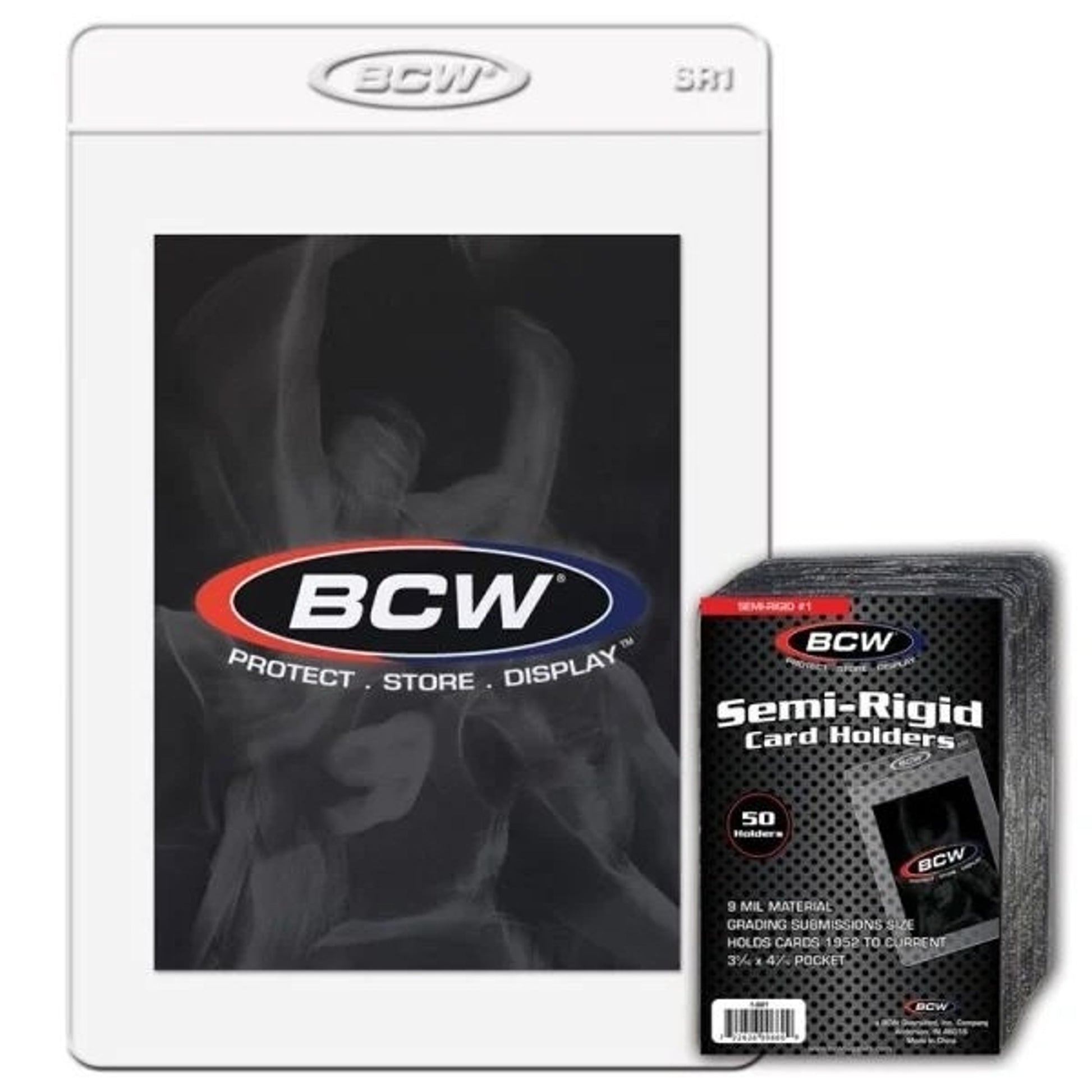 Image for Semi-Rigid Card Holder #1 (50ct.) - Collectible Storage