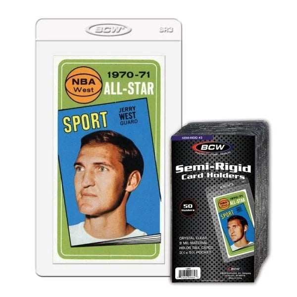 Image for Semi-Rigid Card Holder #3 (50ct.) - Collectible Storage
